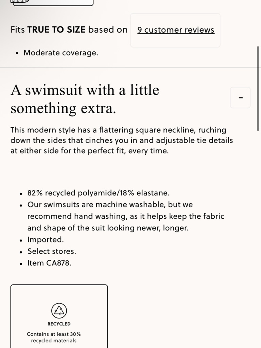 J. Crew Ruched one-piece swimsuit with side ties in sunny floral - Picture 7 of 7